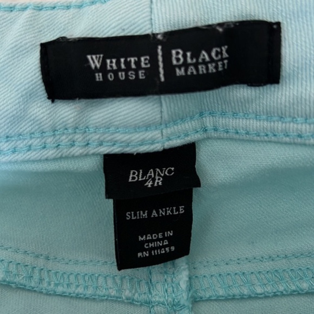 WHBM slim ankle jeans - size 4R - Picture 4 of 6